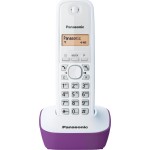 Panasonic KX-TG1611 Ασύρματο Τηλέφωνο Λευκό/Μώβ