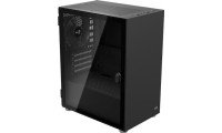 Aerocool CS111 Gaming Mini Tower Κουτί Υπολογιστή με Πλαϊνό Παράθυρο Μαύρο
