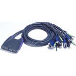 Aten 4-Port USB VGA/Audio Cable KVM Switch